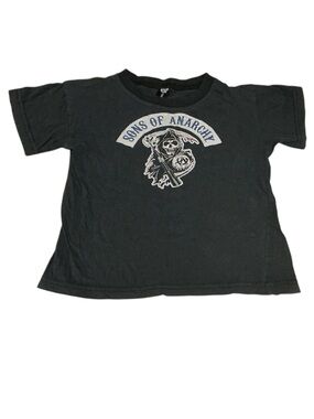 3/$15 Sons Of Anarchy Black Graphic Kids T-Shirt